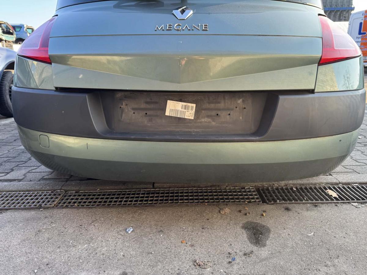 Renault Megane 2 original Sto&szlig;stange Stossf&auml;nger hinten TED97 Gr&uuml;n 3-T&uuml;rer Bj.2005